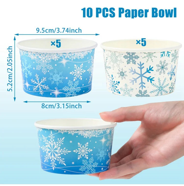 Bols Jetables de Noël