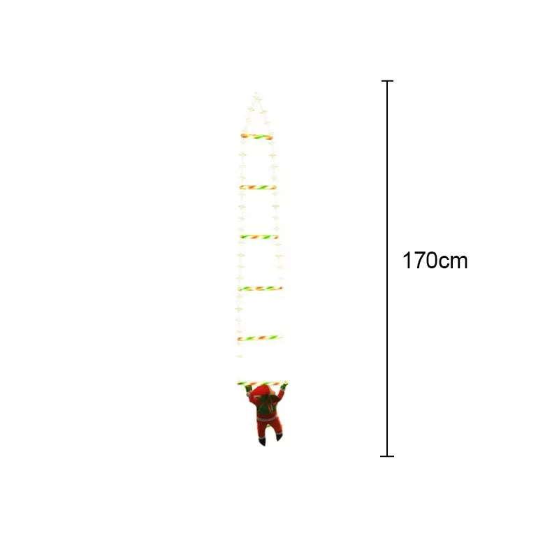 Guirlande LED Père Noël Grimpant