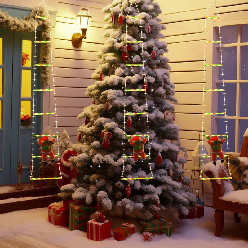 Guirlande LED Père Noël Grimpant