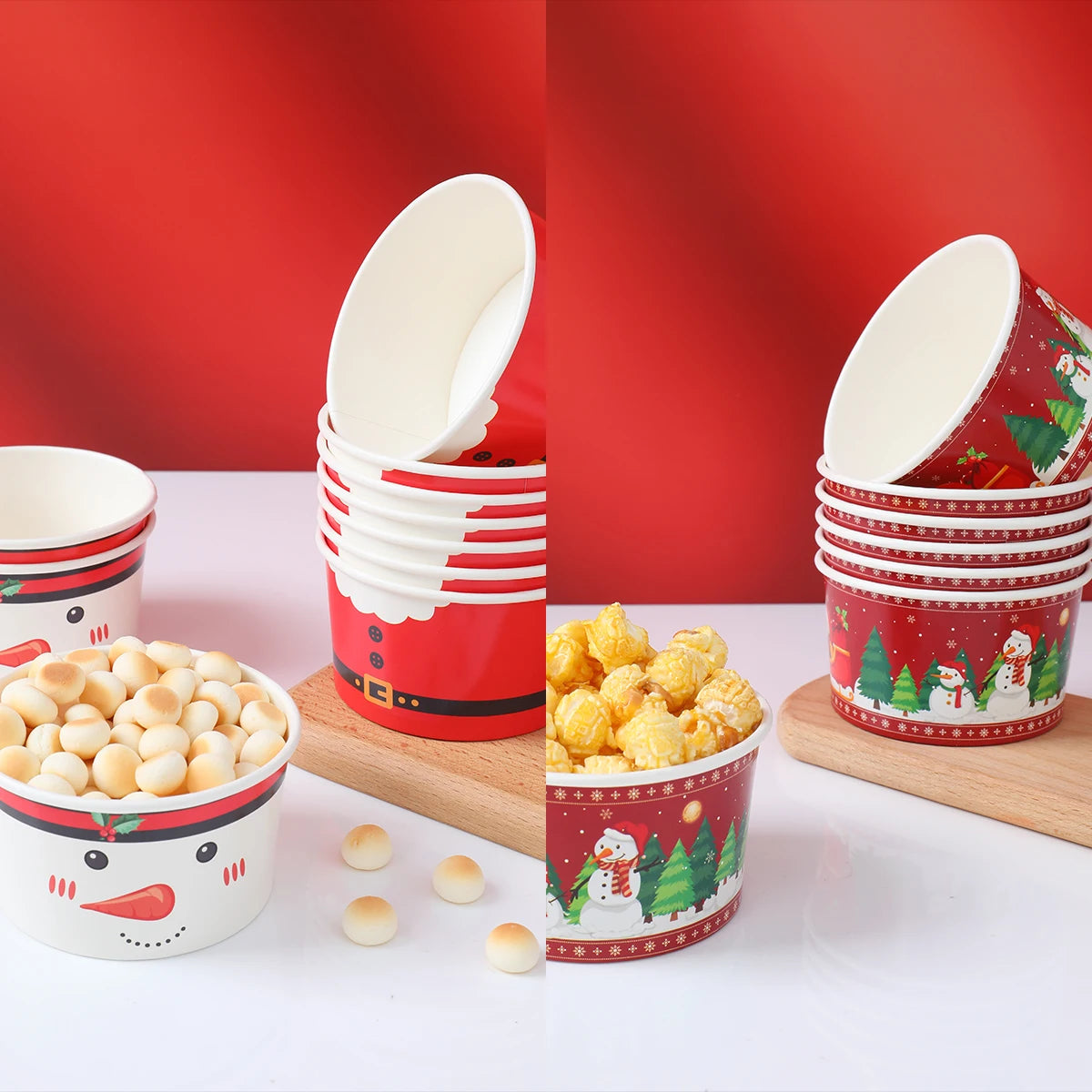 Bols Jetables de Noël