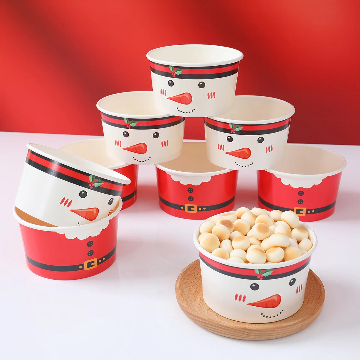 Bols Jetables de Noël