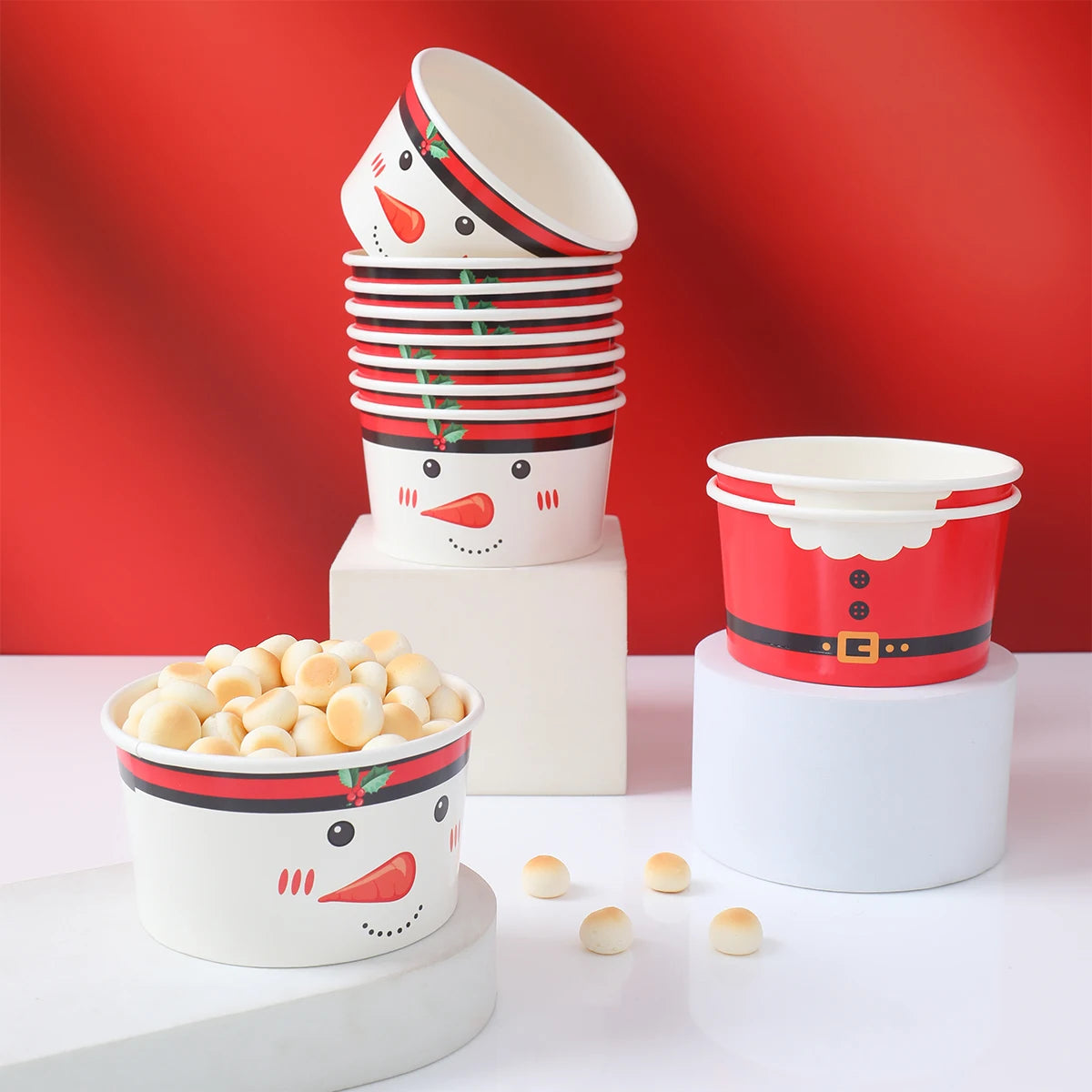 Bols Jetables de Noël