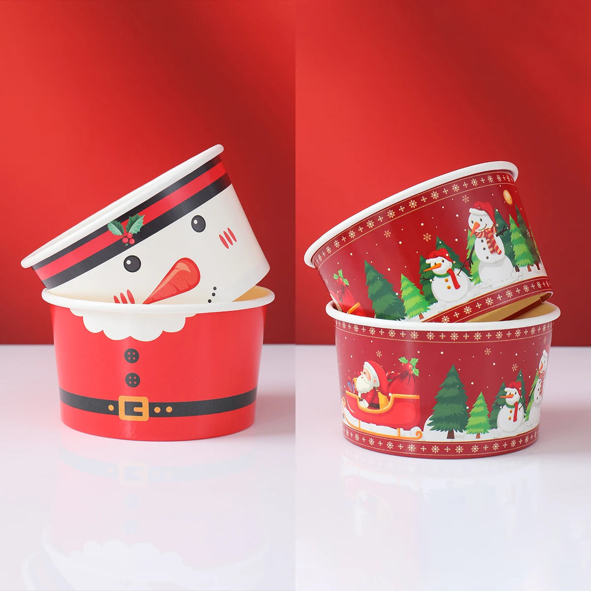Bols Jetables de Noël
