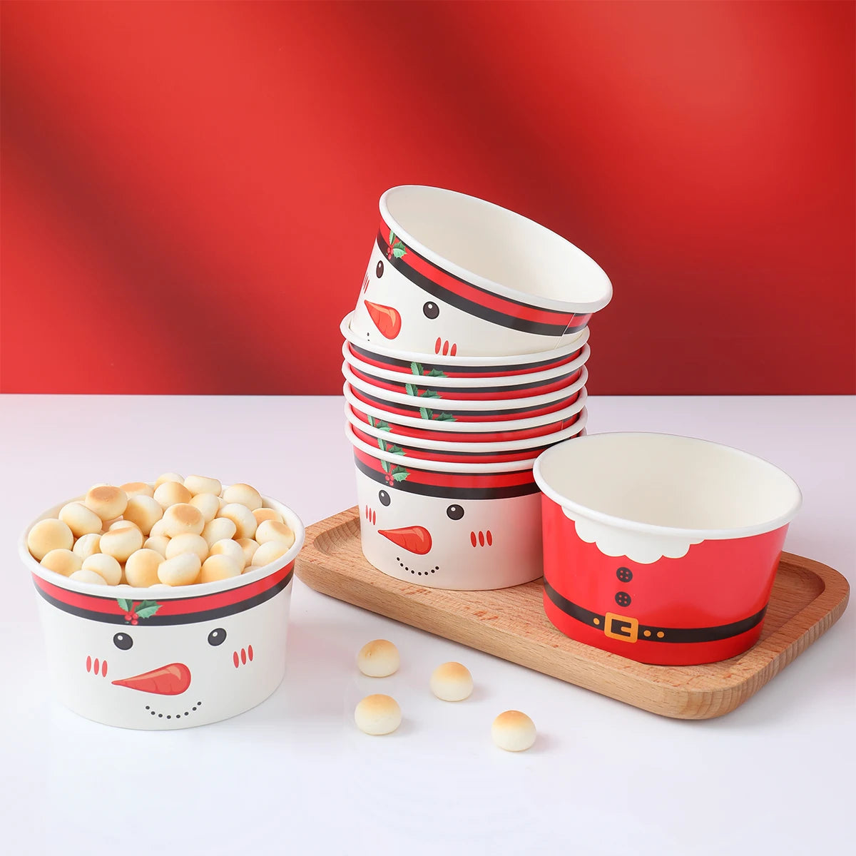 Bols Jetables de Noël