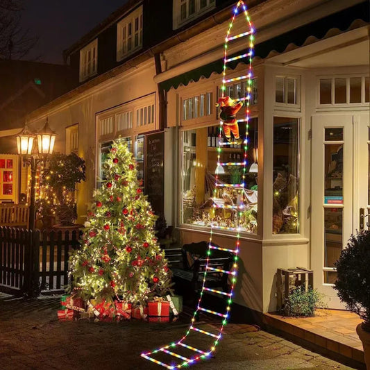 Guirlande LED Père Noël Grimpant