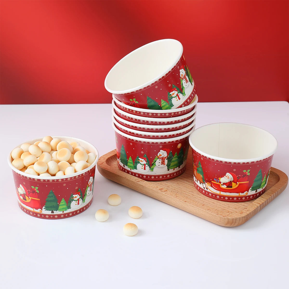 Bols Jetables de Noël