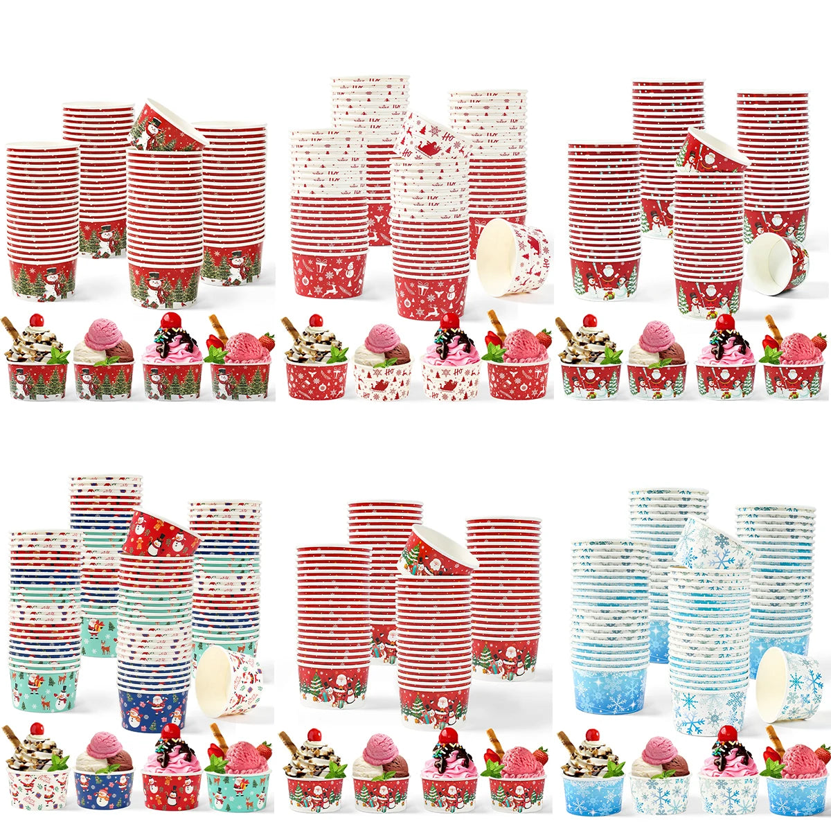 Bols Jetables de Noël