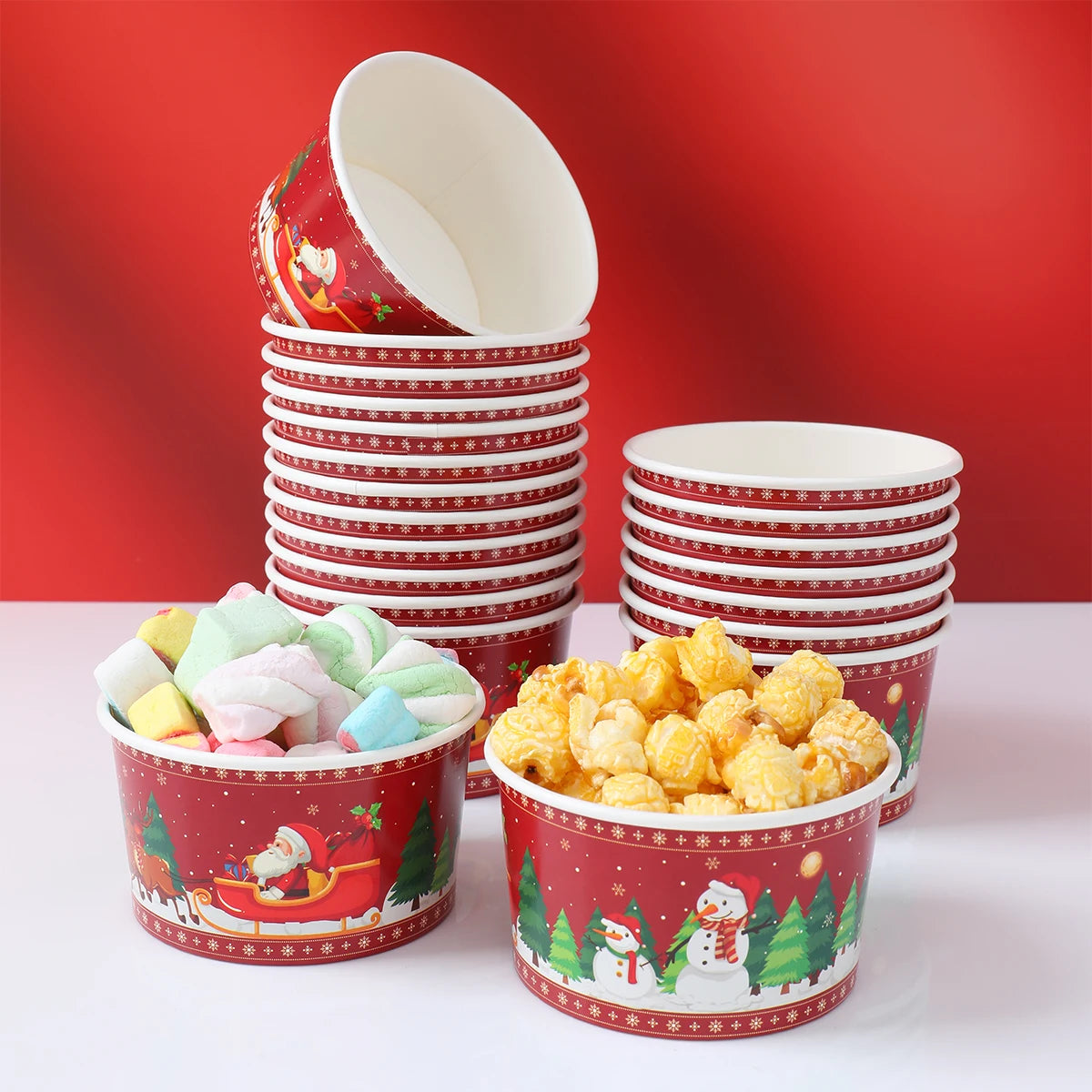 Bols Jetables de Noël