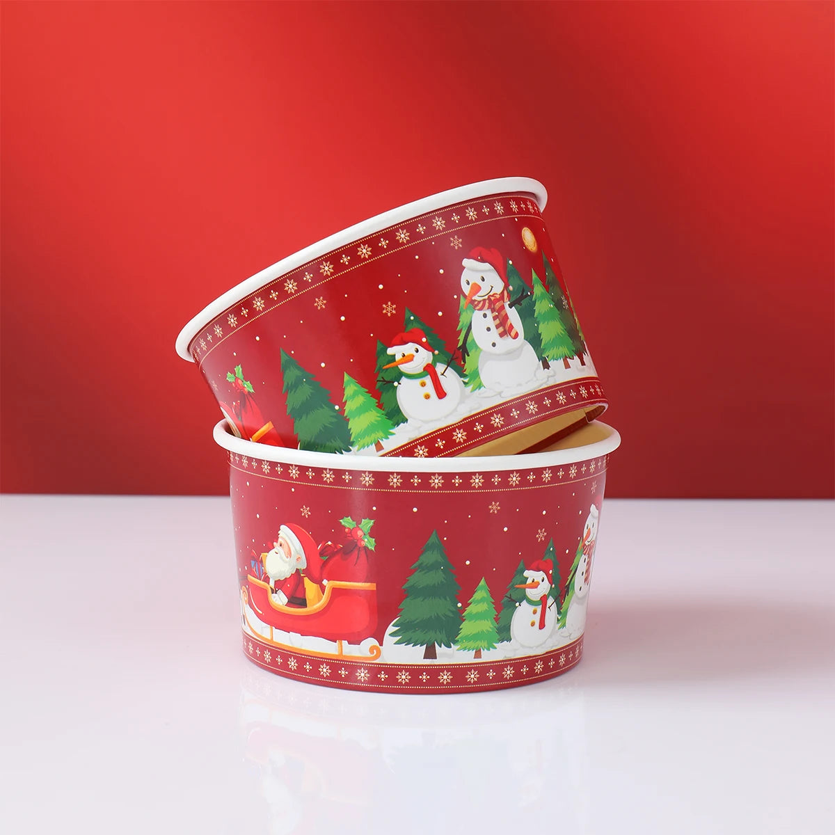 Bols Jetables de Noël