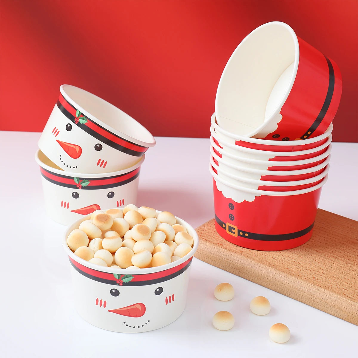 Bols Jetables de Noël