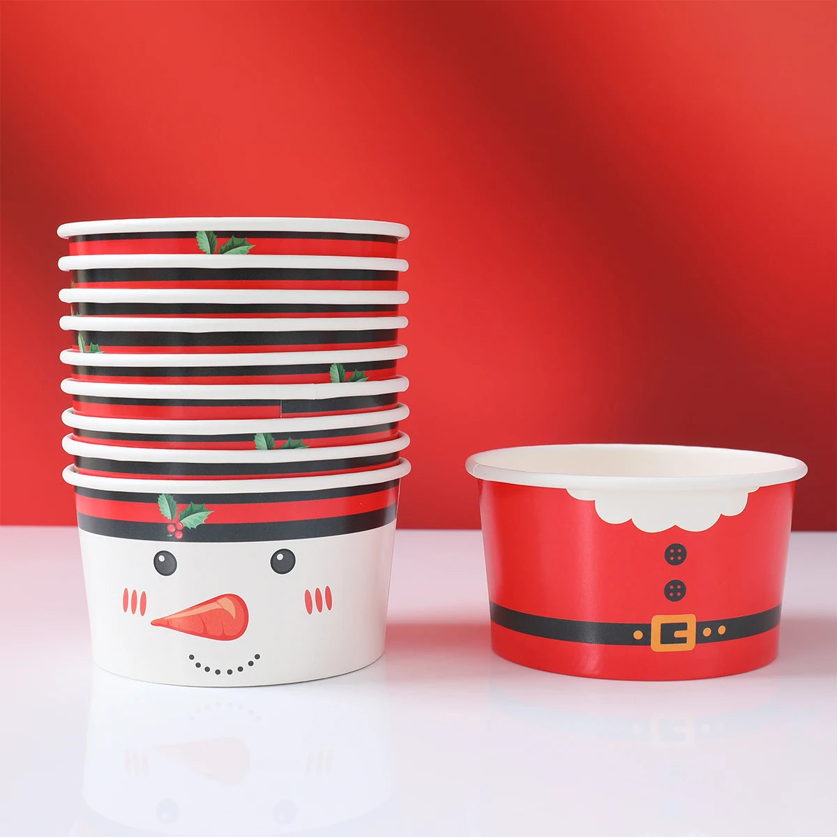 Bols Jetables de Noël