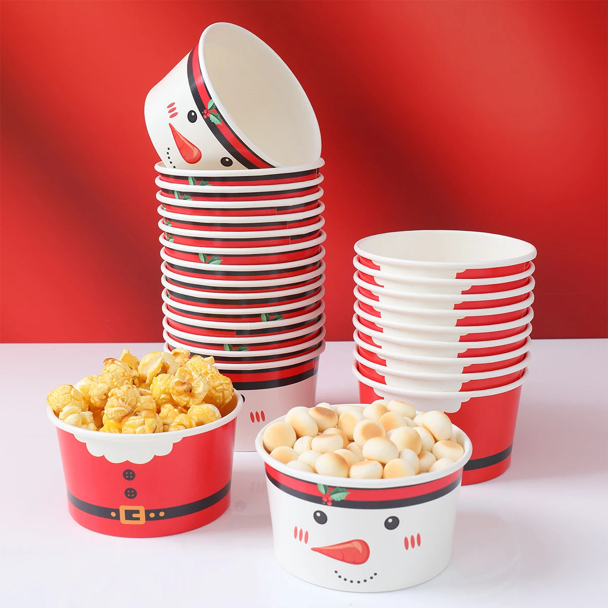 Bols Jetables de Noël