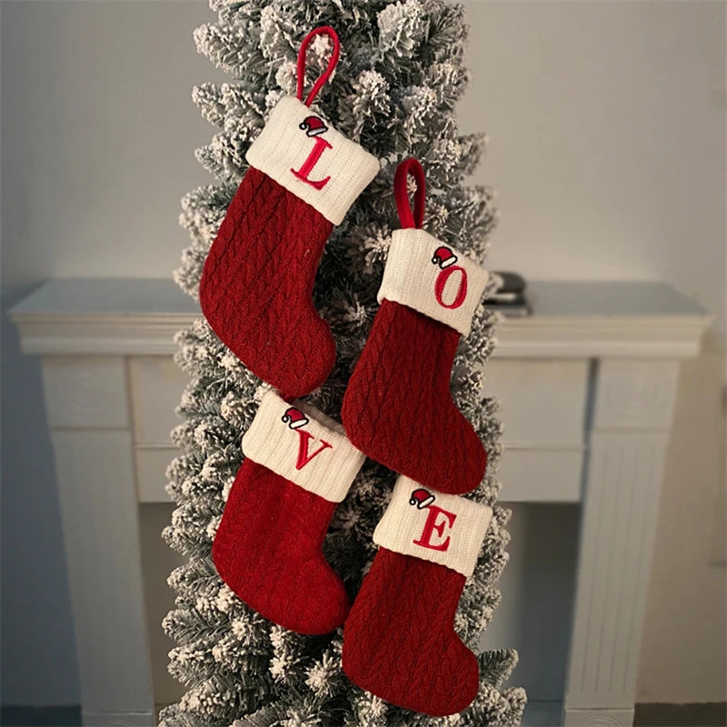 Chaussettes Alphabet de Noël