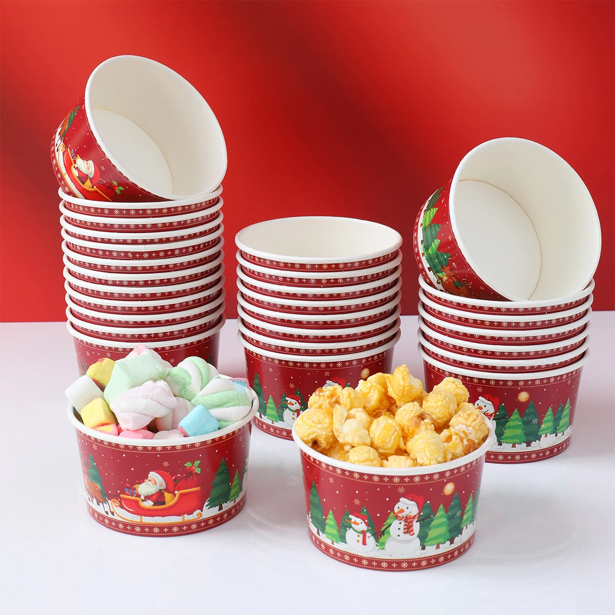 Bols Jetables de Noël