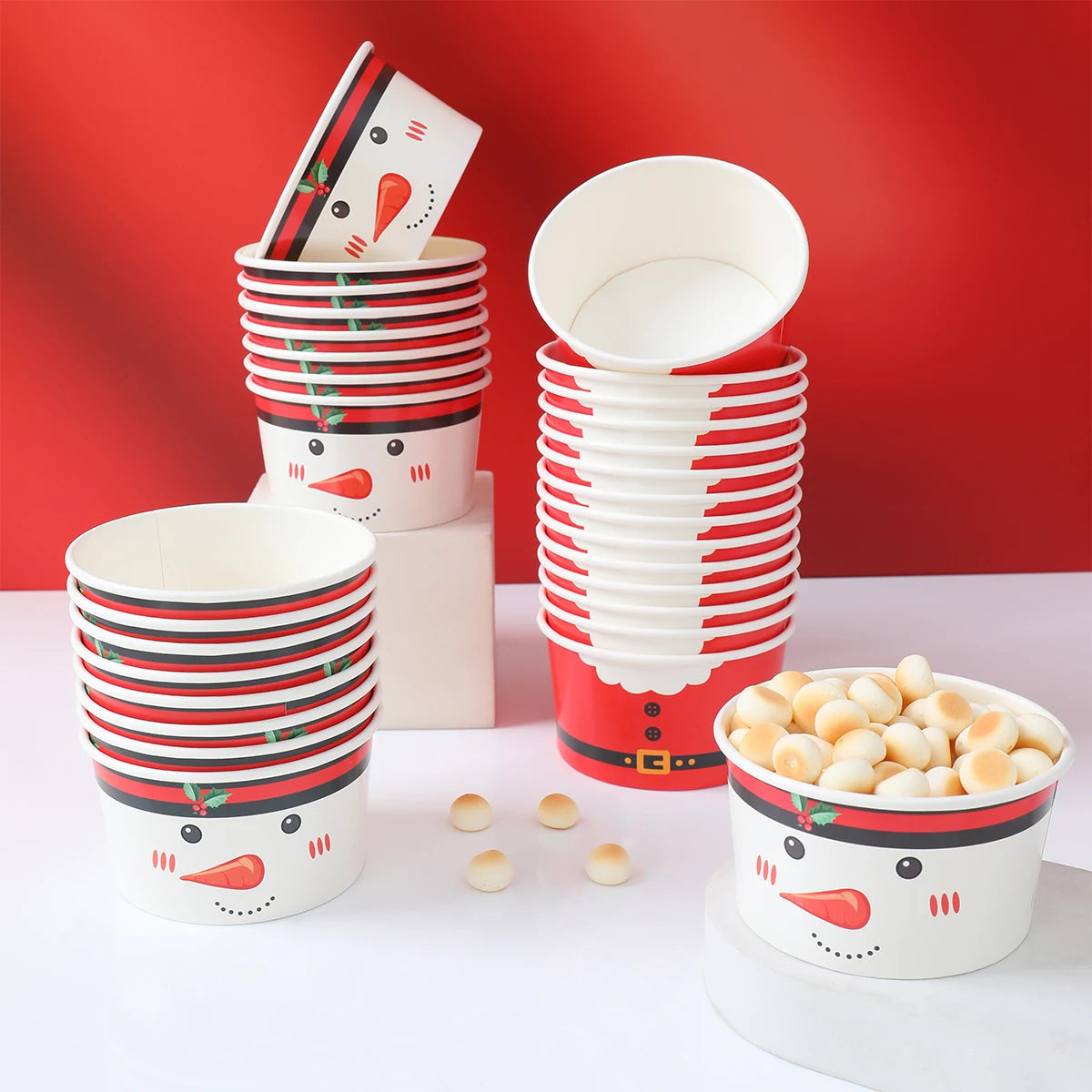 Bols Jetables de Noël