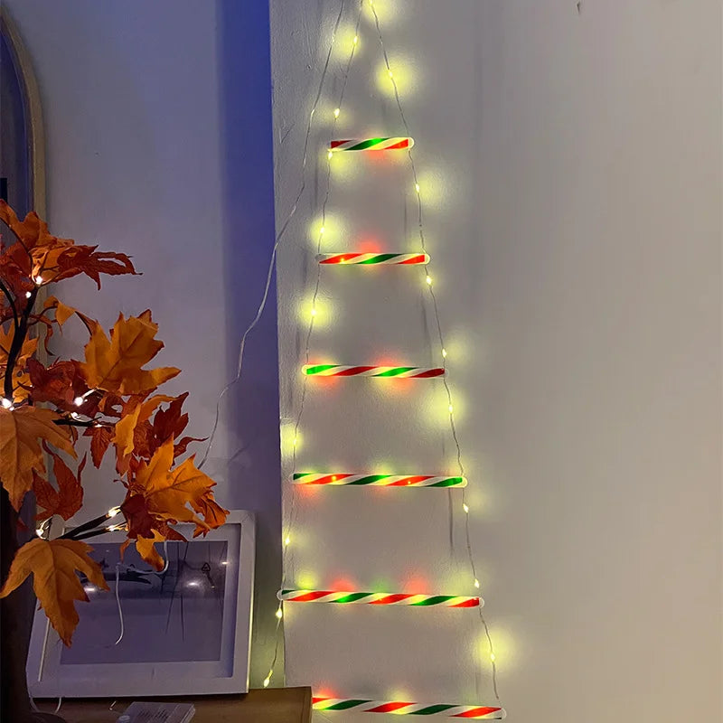 Guirlande LED Père Noël Grimpant